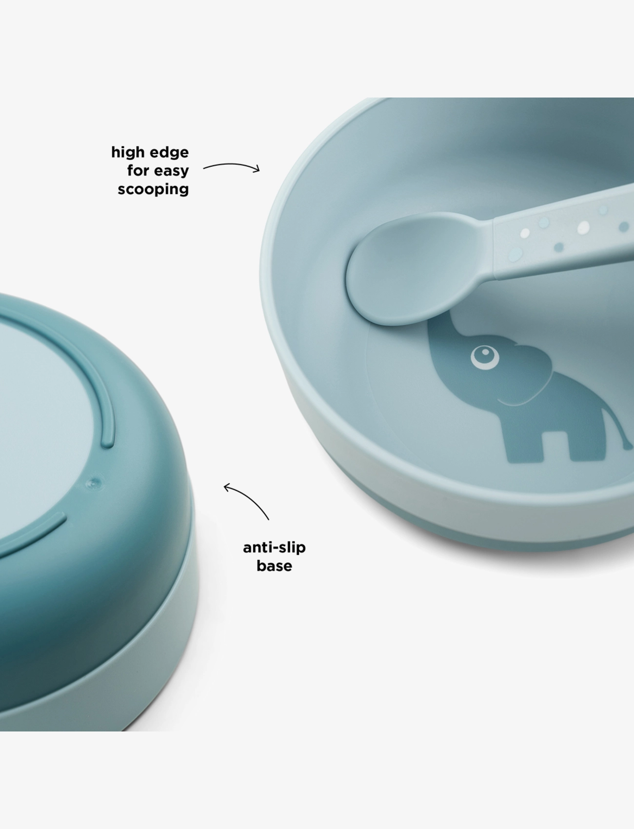 Done by Deer - Foodie bowl Elphee - serveringssæt - blue - 2