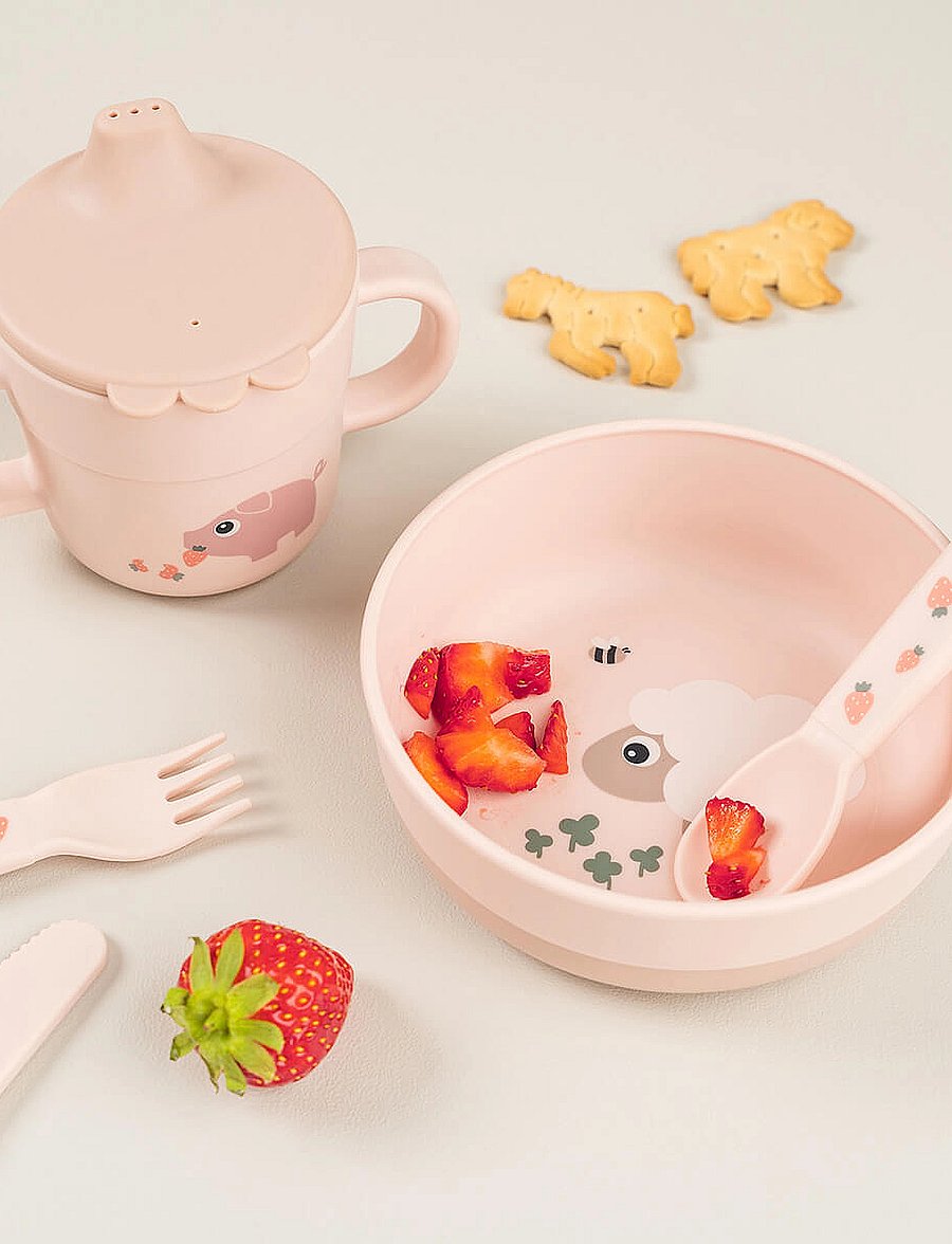 Done by Deer - Foodie bowl Tiny farm Powder - schüsseln - powder - 3
