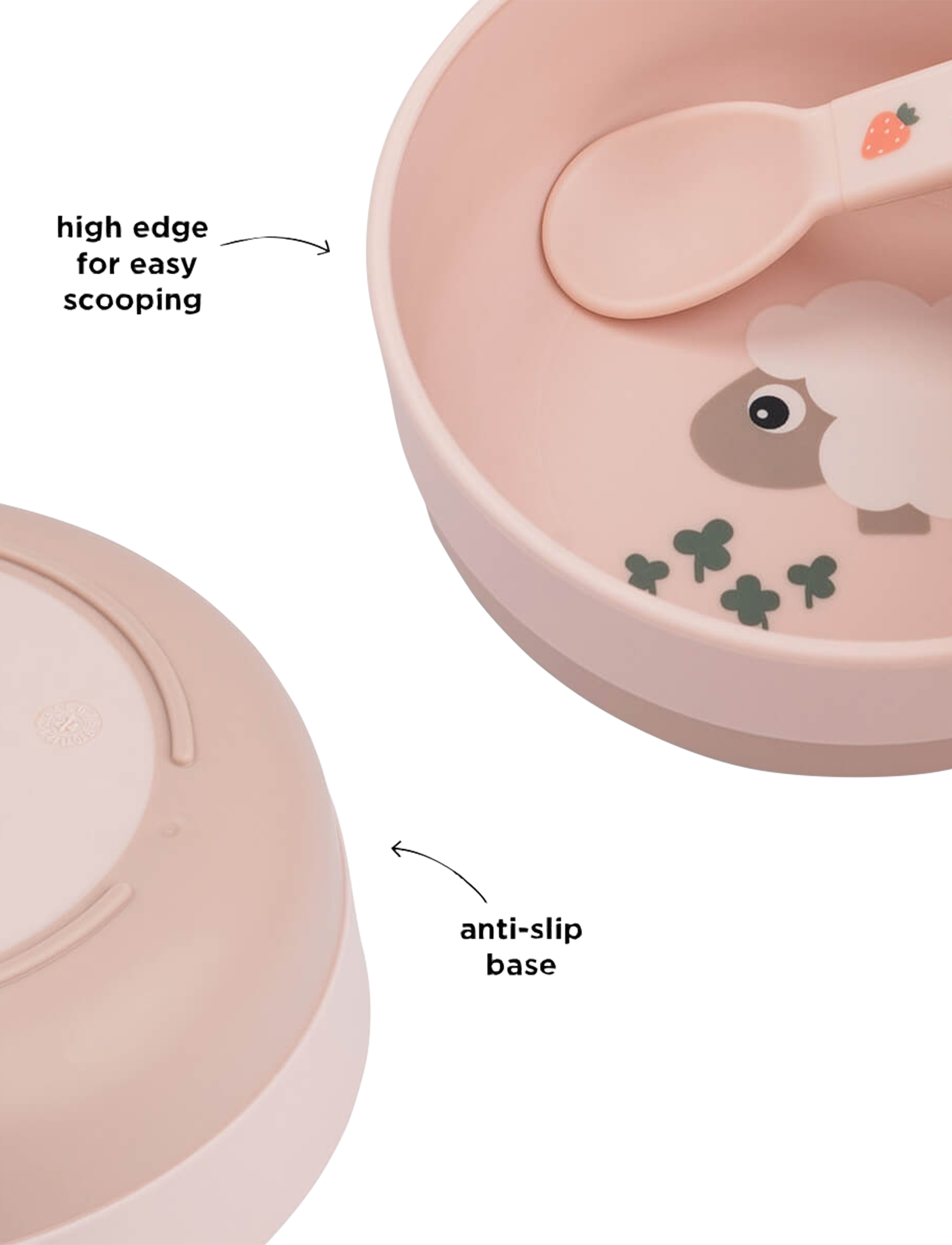 Done by Deer - Foodie bowl Tiny farm Powder - tallrikar & skålar - powder - 2