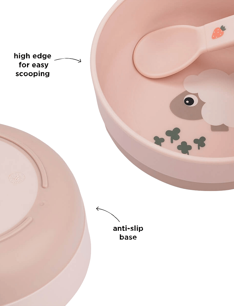 Done by Deer - Foodie bowl Tiny farm Powder - schüsseln - powder - 2