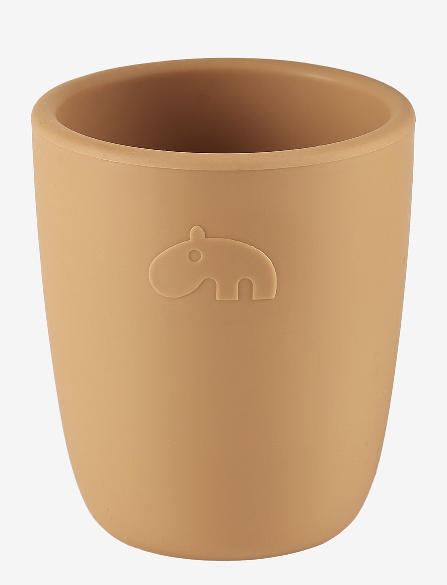 Done by Deer - Silicone mini mug Mustard - essgeschirr - mustard - 0