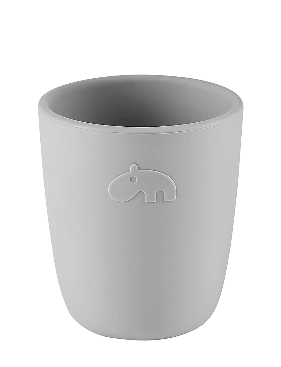Done by Deer - Silicone mini mug Grey - essgeschirr - grey - 0
