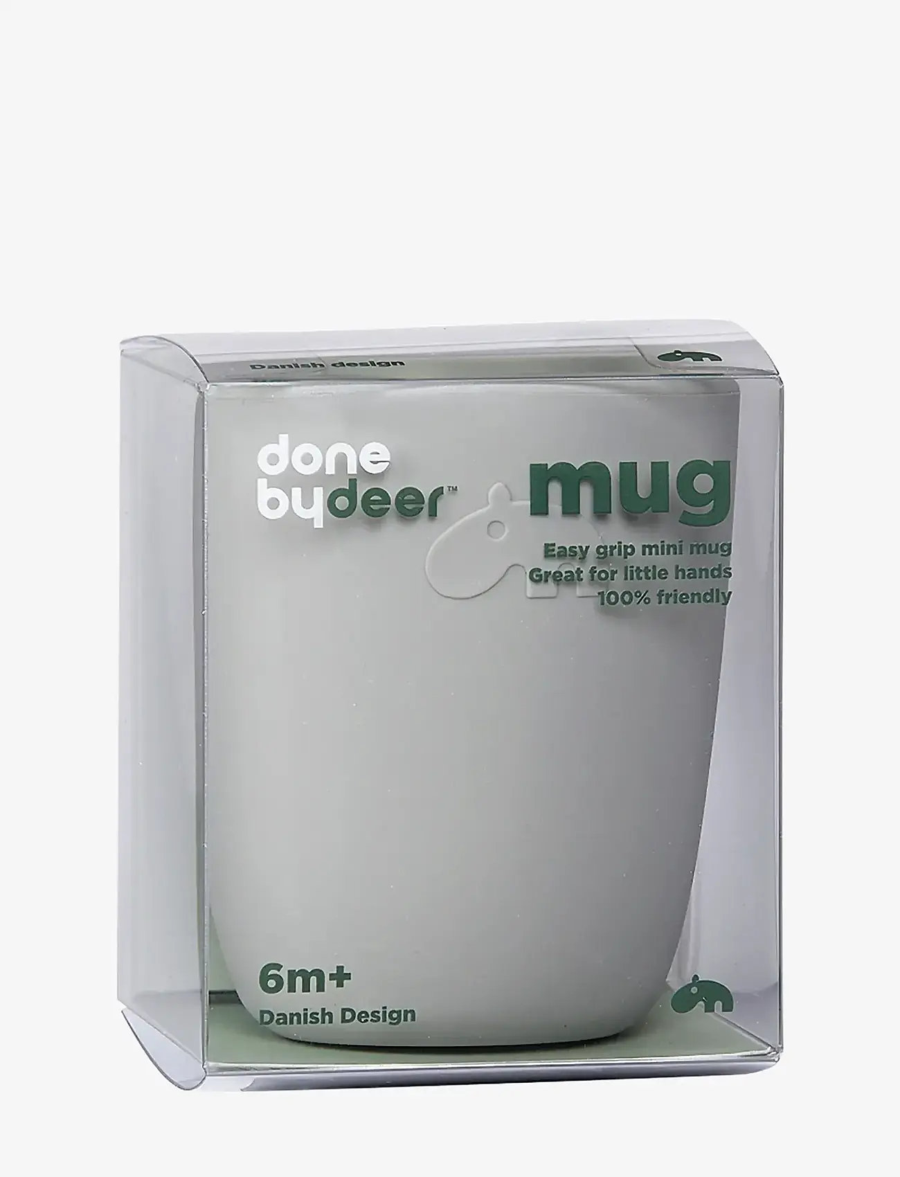 Done by Deer - Silicone mini mug Grey - matarsett - grey - 1