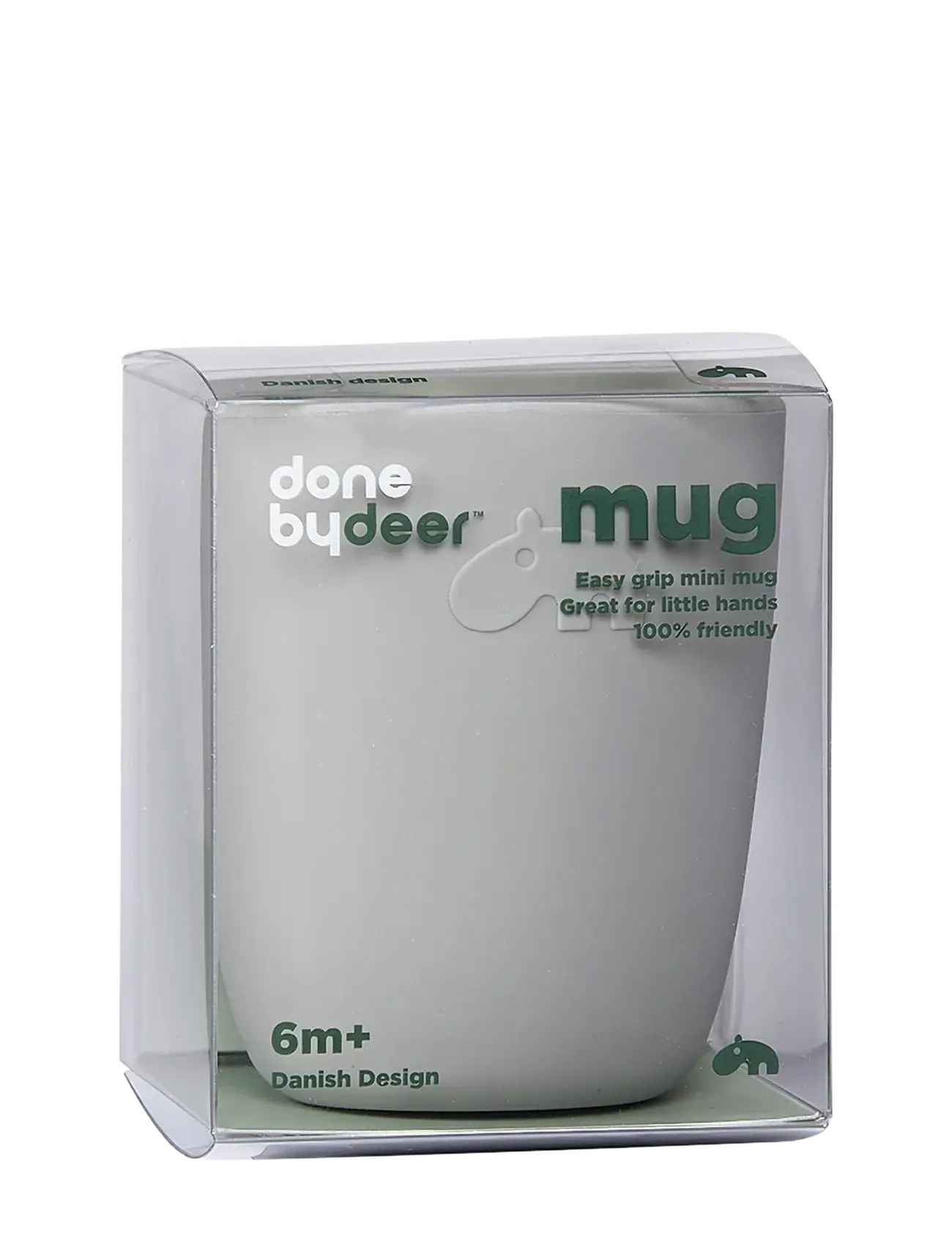 Done by Deer - Silicone mini mug Grey - trauku komplekti - grey - 1