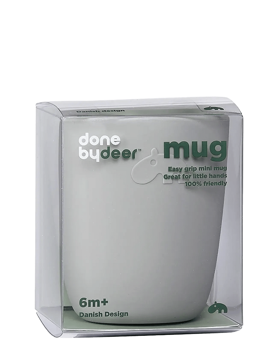 Done by Deer - Silicone mini mug Grey - essgeschirr - grey - 1