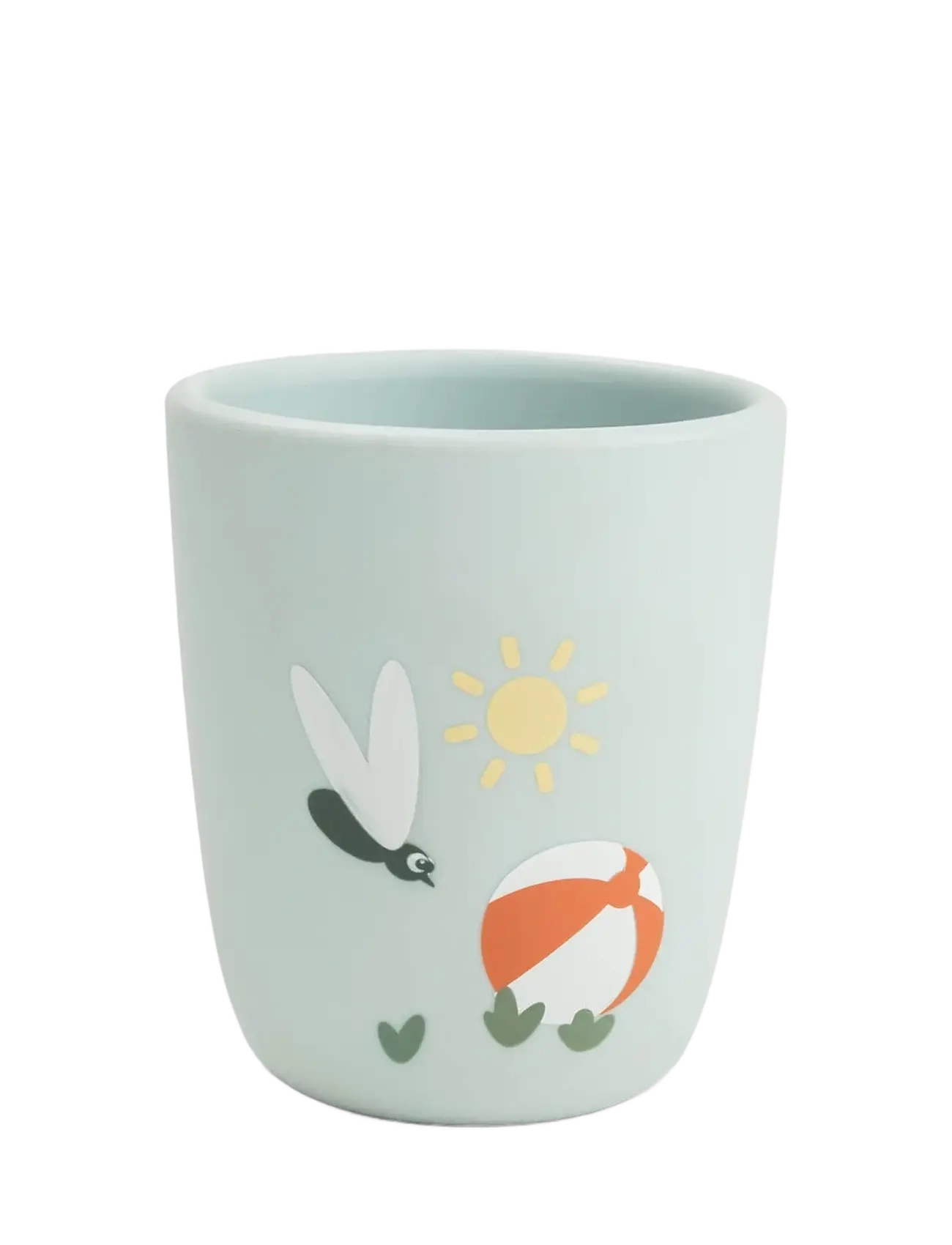 Done by Deer Silicone Mini Mug Playground Blue, Kop & Mugs, Blå, Str: Ø 6.6X H 7.4CM