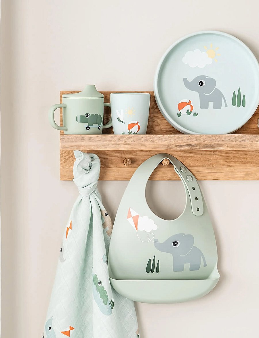 Done by Deer - Silicone mini mug Playground Blue - koppar & muggar - blue - 0