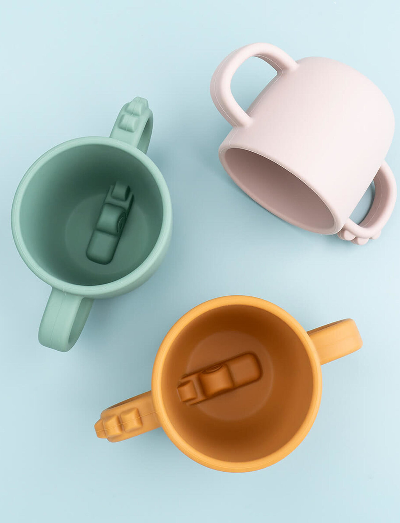 Done by Deer - Peekaboo 2-handle cup Croco Powder - serviessets - powder - 5