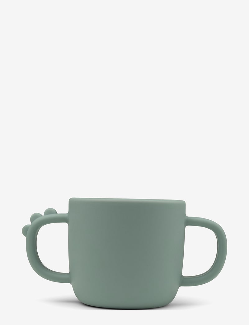 Done by Deer - Peekaboo 2-handle cup Croco Blue - essgeschirr - blue - 1