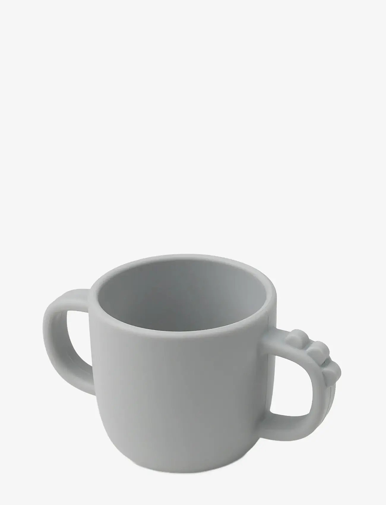 Done by Deer - Peekaboo 2-handle cup Croco Grey - dinner sets - grey - 1
