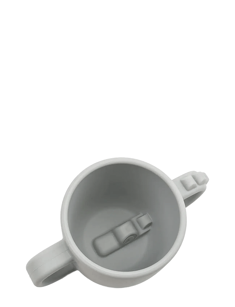Done by Deer - Peekaboo 2-handle cup Croco Grey - essgeschirr - grey - 3