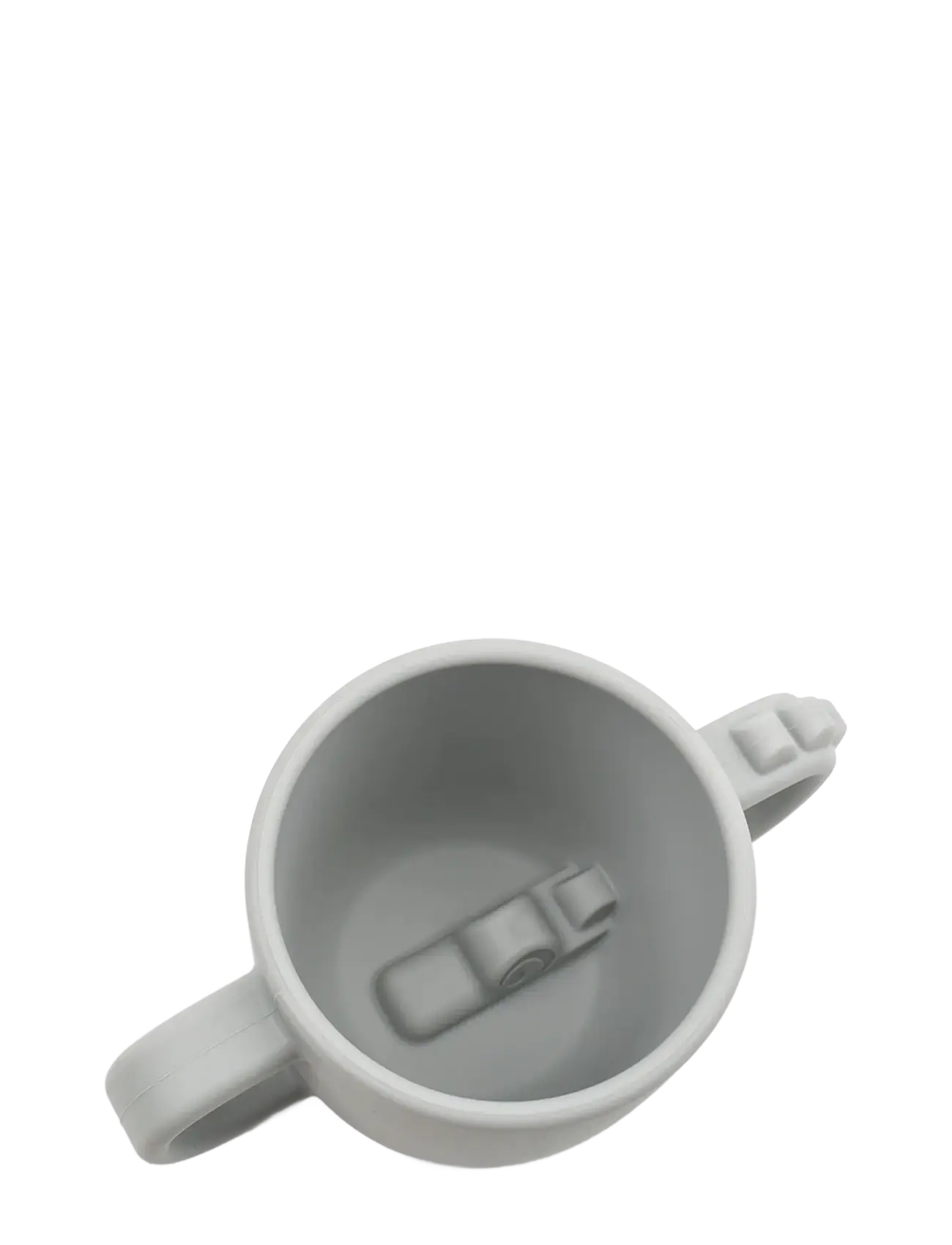 Done by Deer - Peekaboo 2-handle cup Croco Grey - essgeschirr - grey - 3