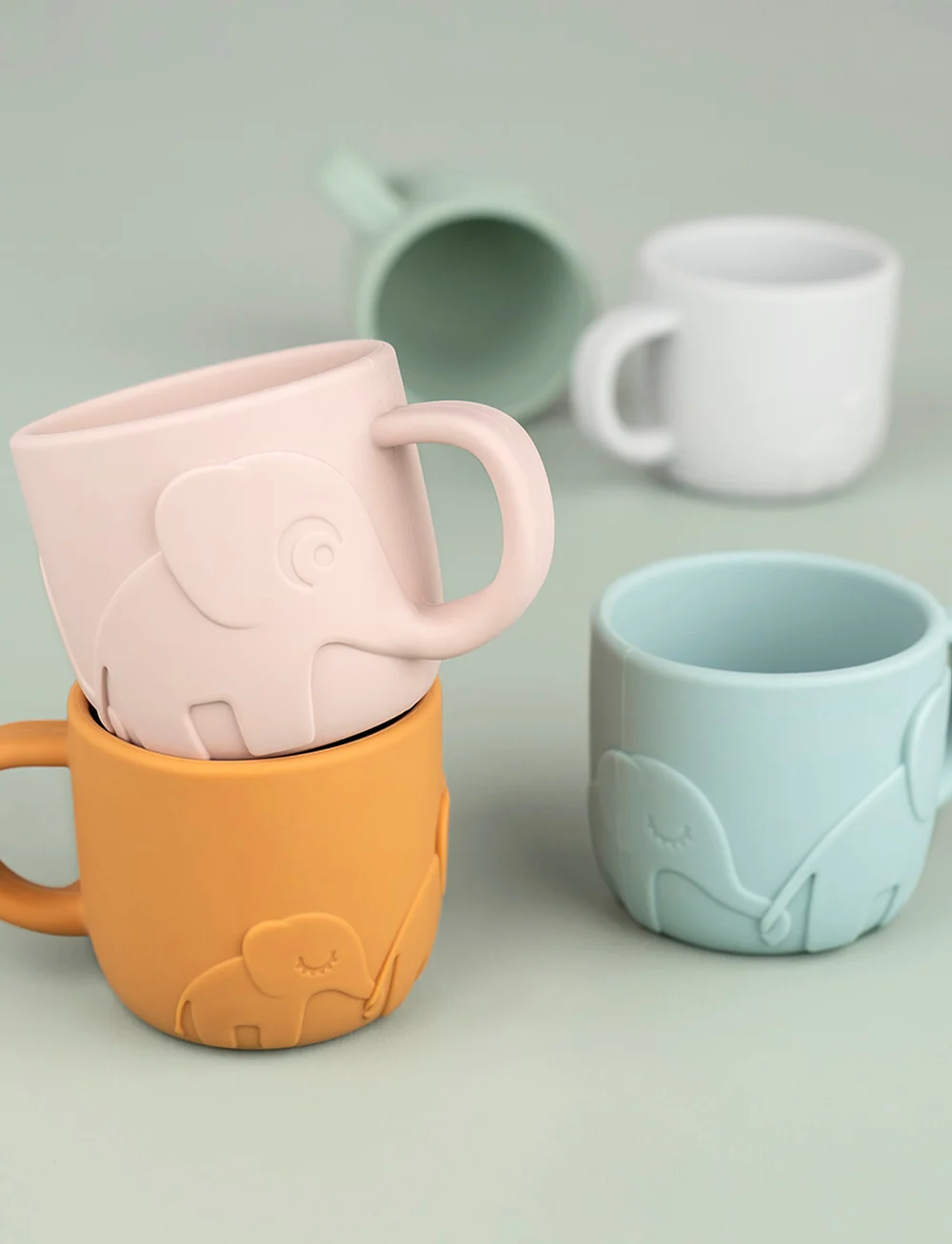 Done by Deer - Peekaboo cup Elphee Powder - dinner sets - powder - 4