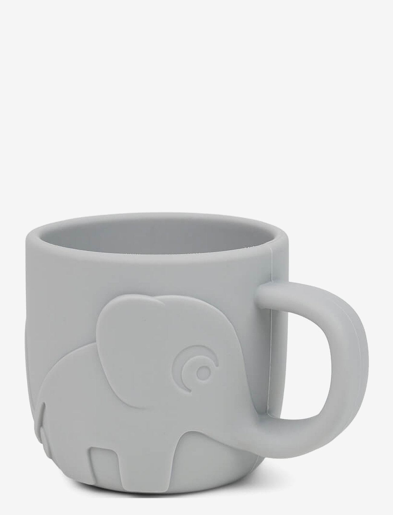 Done by Deer Peekaboo Cup Elphee Grey, Børne Elefant Kop, Grå, Str: Ø7.5X H 6.5CM