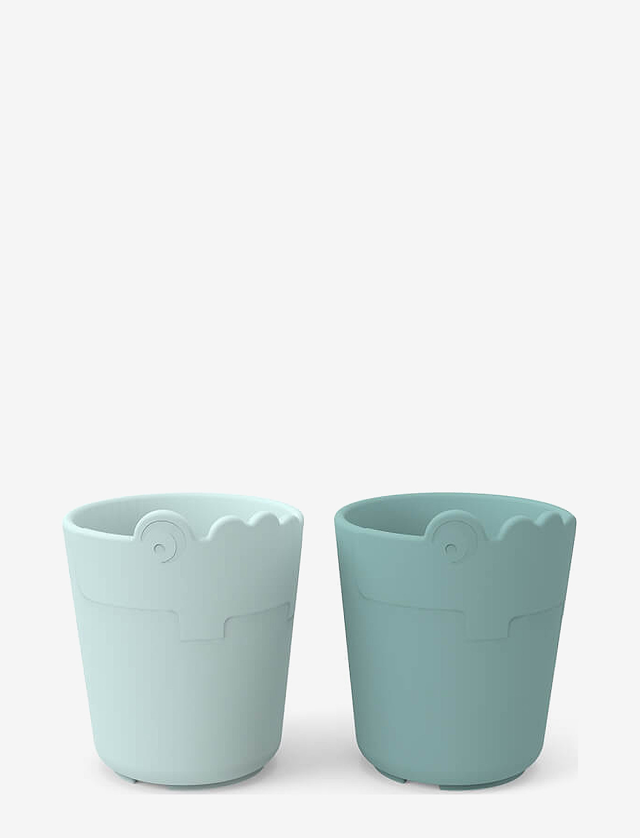 Done by Deer - Kiddish mini mug 2-pack Croco Blue - madalaimad hinnad - blue - 0