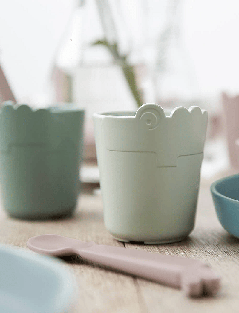 Done by Deer - Kiddish mini mug 2-pack Croco Blue - die niedrigsten preise - blue - 2