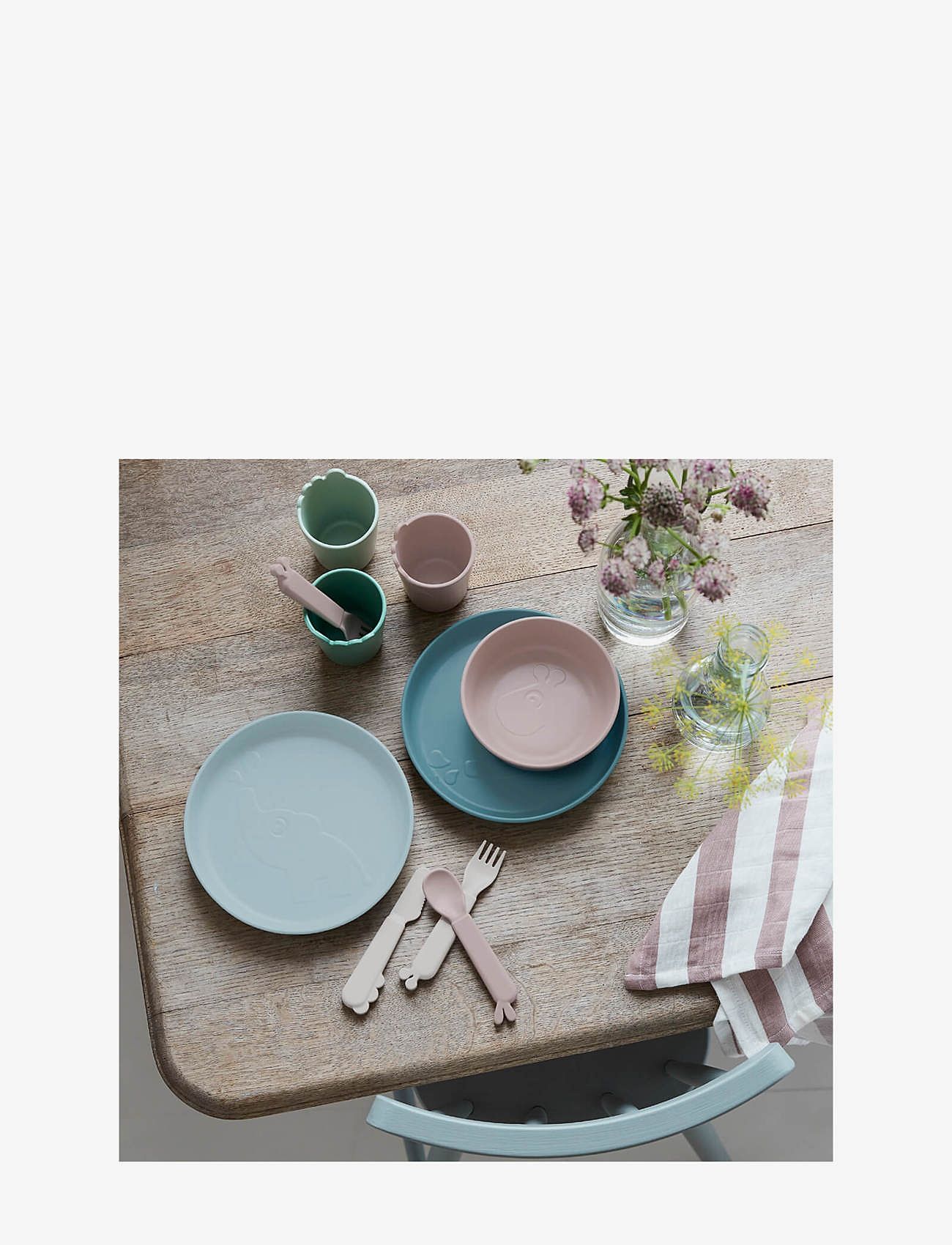 Done by Deer - Kiddish mini mug 2-pack Croco - astiasetit - mustard - 3