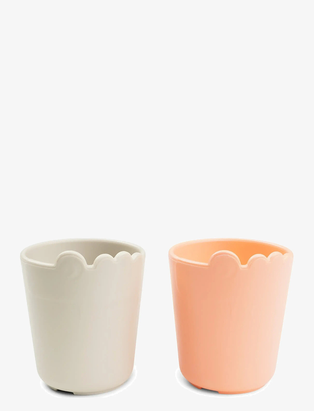Done by Deer - Kiddish mini mug 2-pack Croco Sand/Coral - tassen & becher - sand/coral - 0