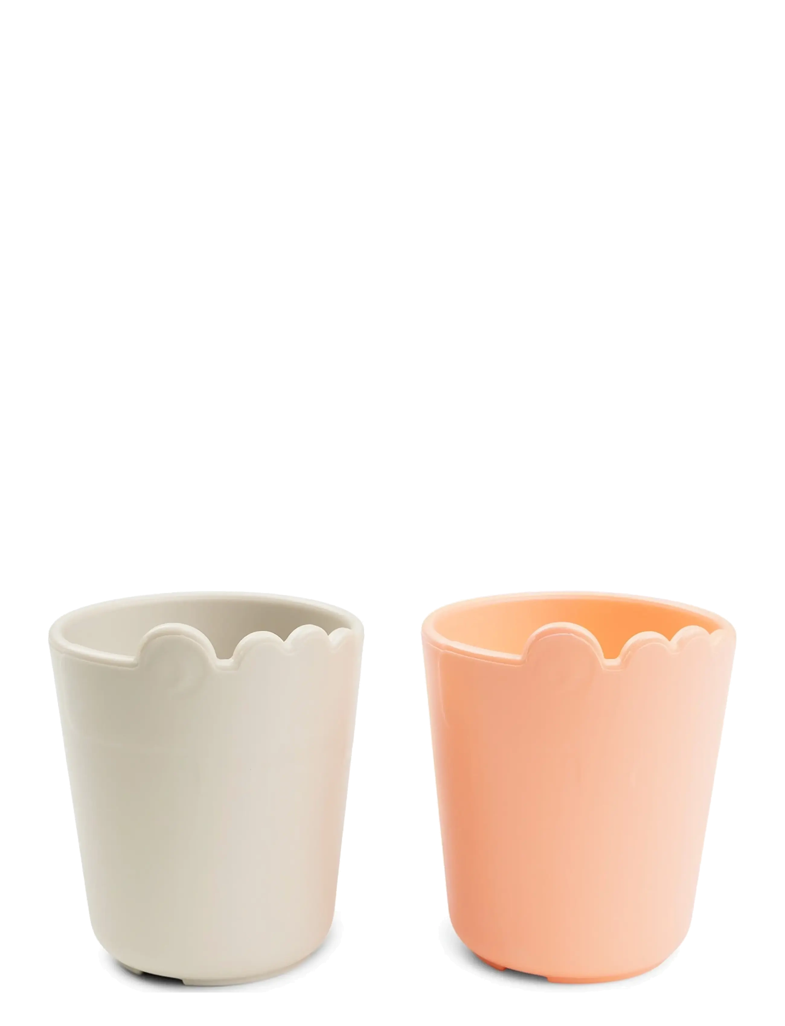 Done by Deer Kiddish mini mug 2-pack Croco Sand/Coral - Cups & mugs - SAND/CORAL / beige