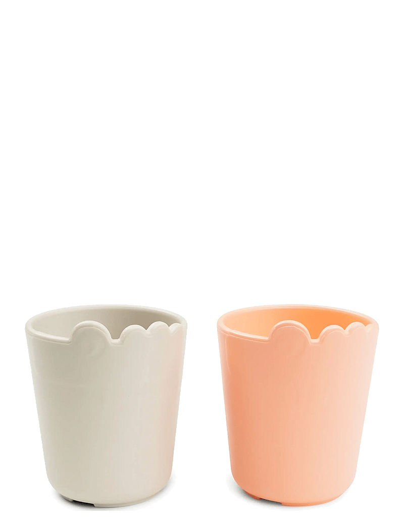 Done by Deer - Kiddish mini mug 2-pack Croco Sand/Coral - tassen & becher - sand/coral - 0