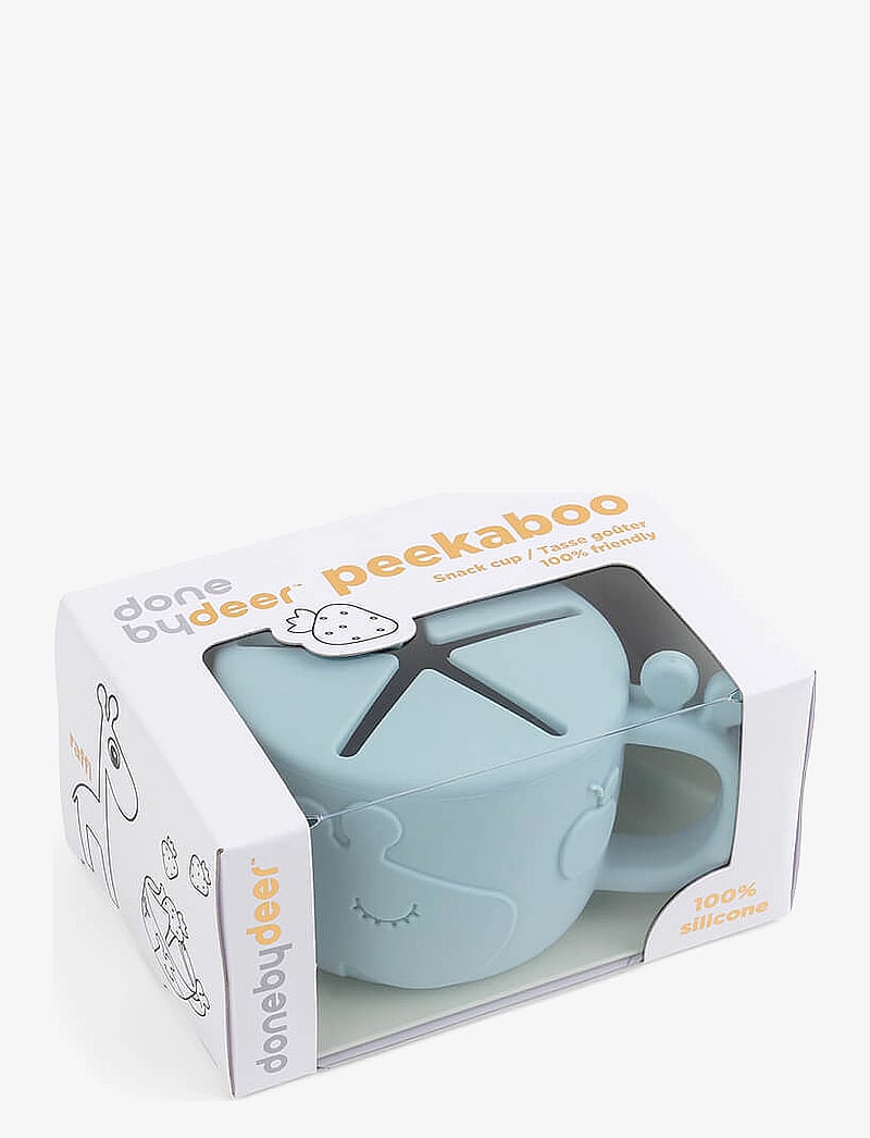 Done by Deer - Peekaboo snack cup Raffi Blue - blue - 3