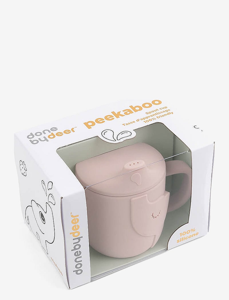 Done by Deer - Peekaboo spout cup Elphee Powder - schnabeltassen - powder - 1