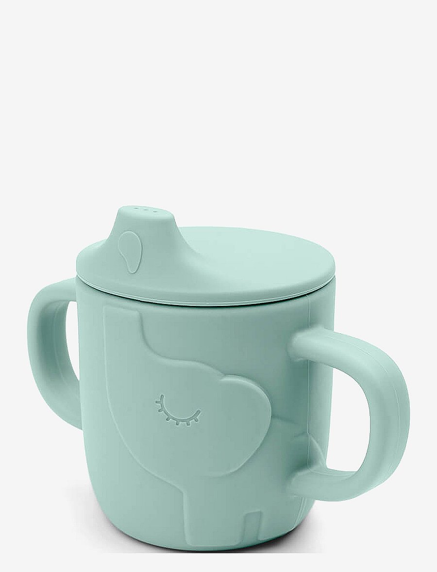 Done by Deer - Peekaboo spout cup Elphee Blue - pipmuggar - blue - 0