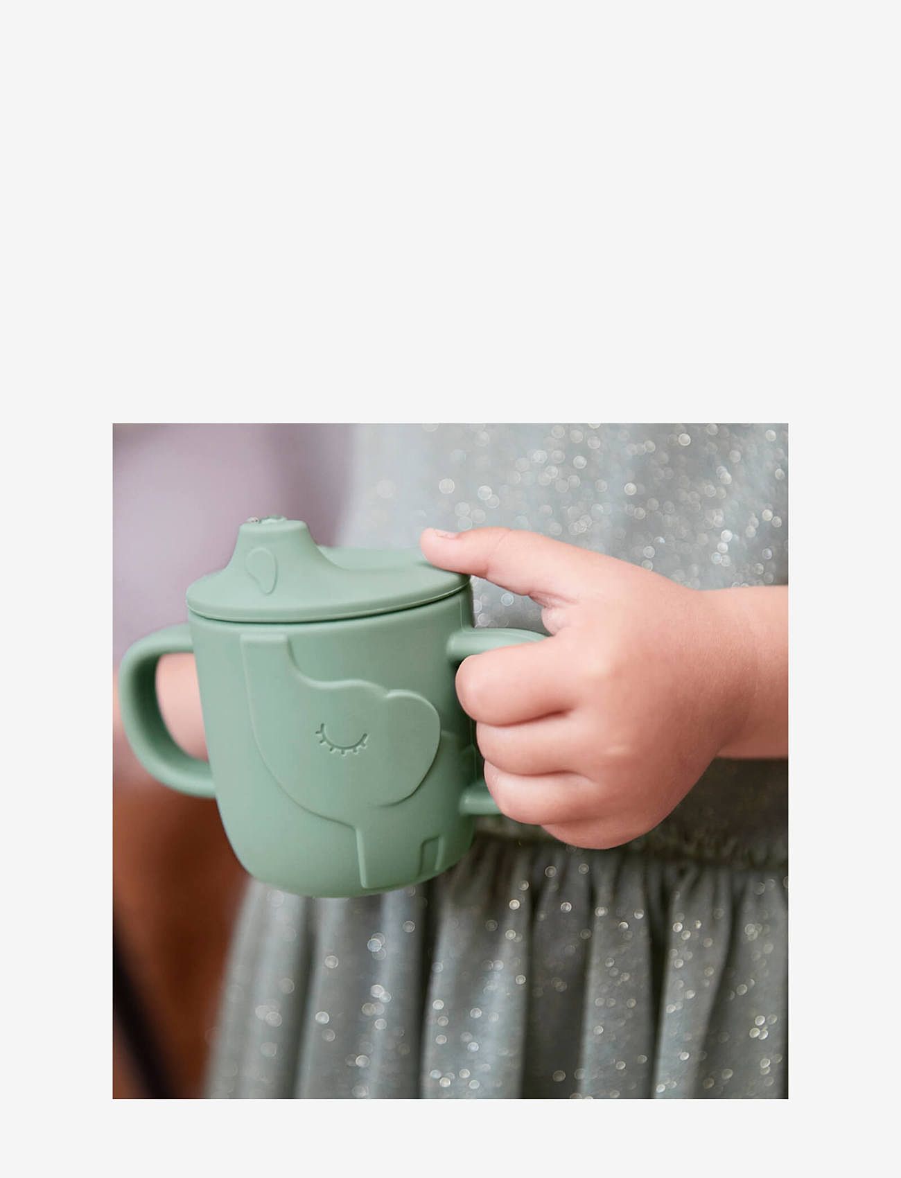 Done by Deer - Peekaboo spout cup Elphee Blue - schnabeltassen - blue - 3