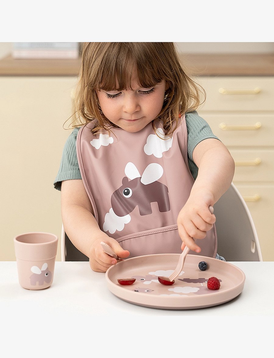 Done by Deer - Foodie mini mug Happy clouds Powder - essgeschirr - powder - 3
