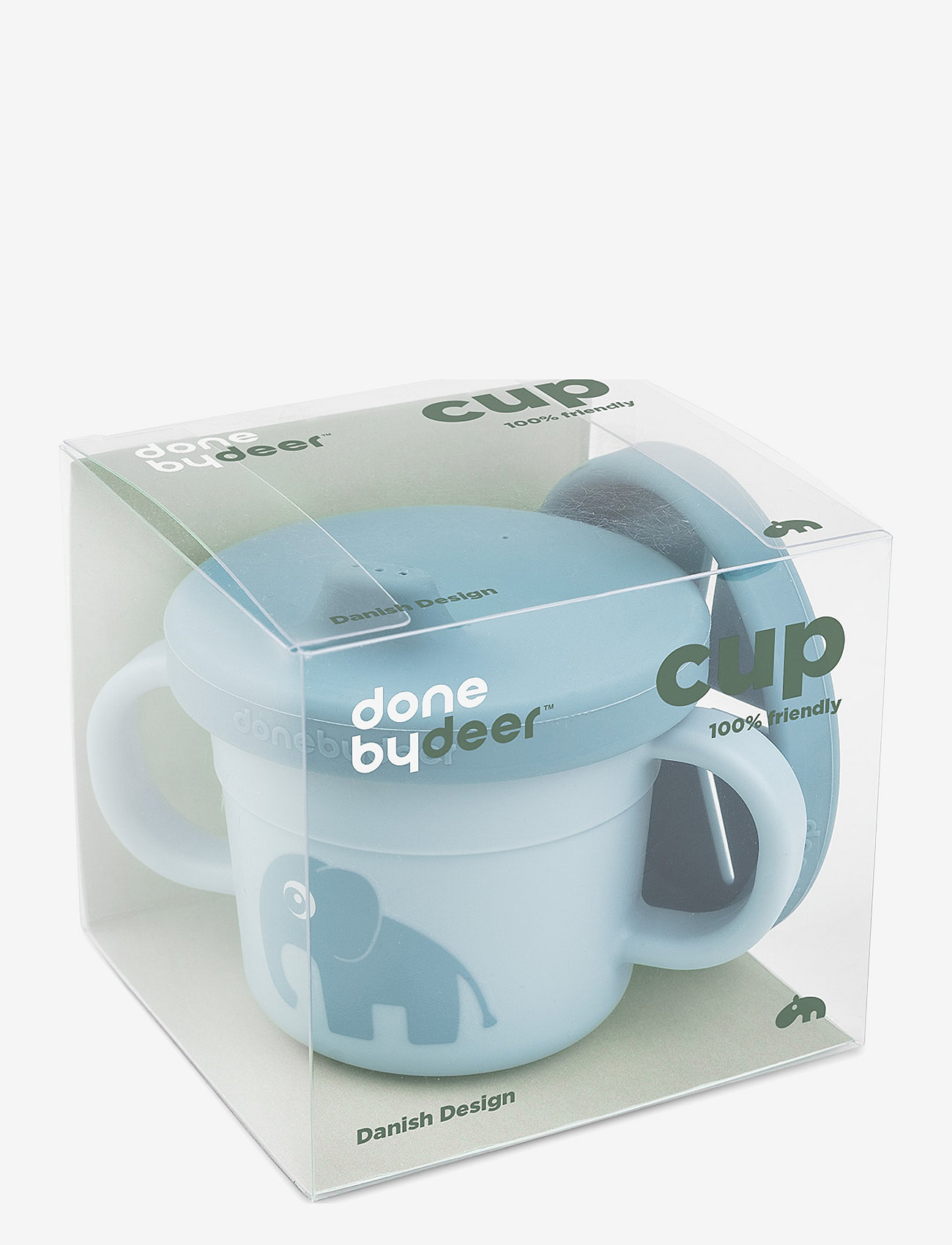 Done by Deer - Foodie tud/snack kop sæt  Elphee Blå - blue - 2