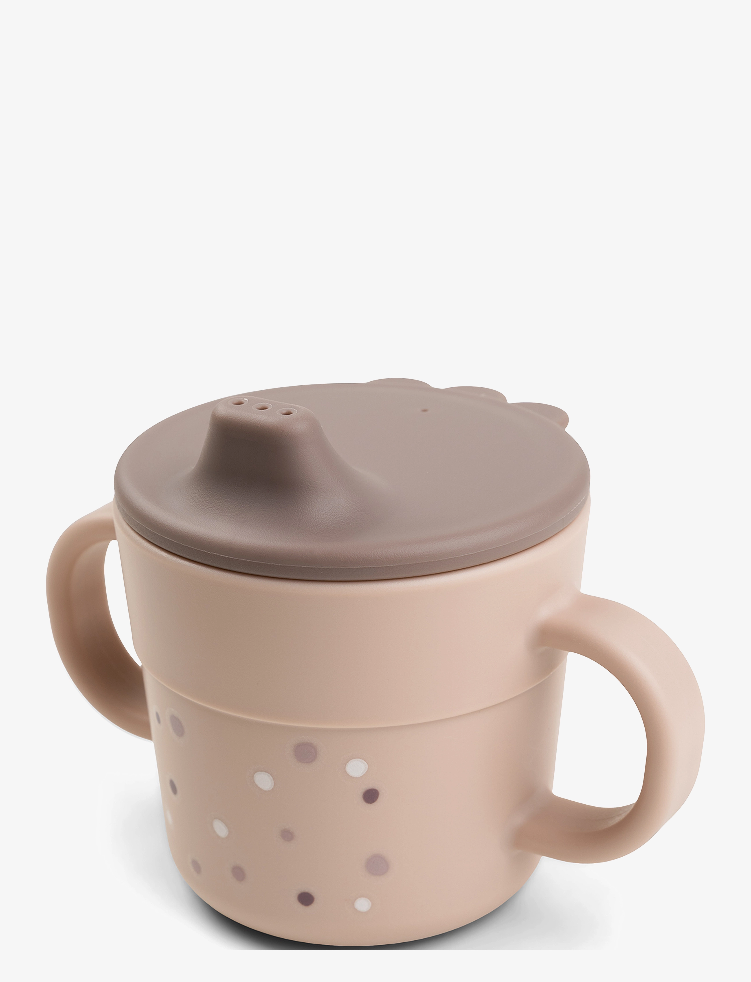 Done by Deer Foodie Spout Cup Happy Dots, One Size, Baby Feeding, Rosa - Sippy Cups, Kinder