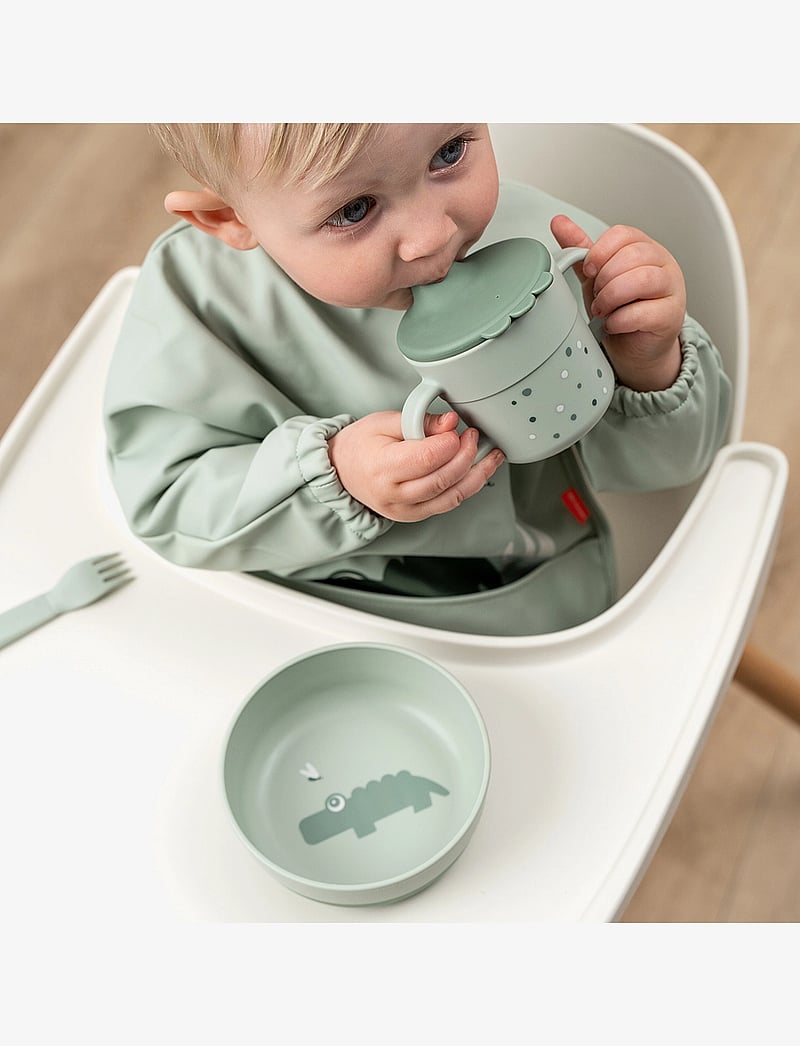 Done by Deer - Foodie spout cup Happy dots Green - joogitassid - green - 3