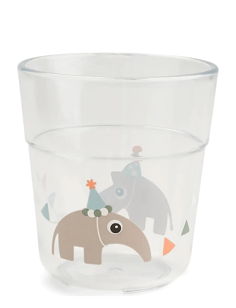 Done by Deer - Glass L Celebration Sand - tassen & becher - sand - 1