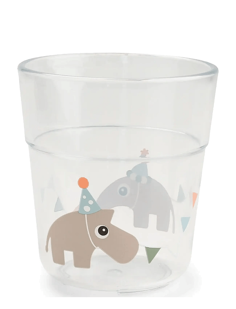Done by Deer - Glass L Celebration Sand - tassen & becher - sand - 2