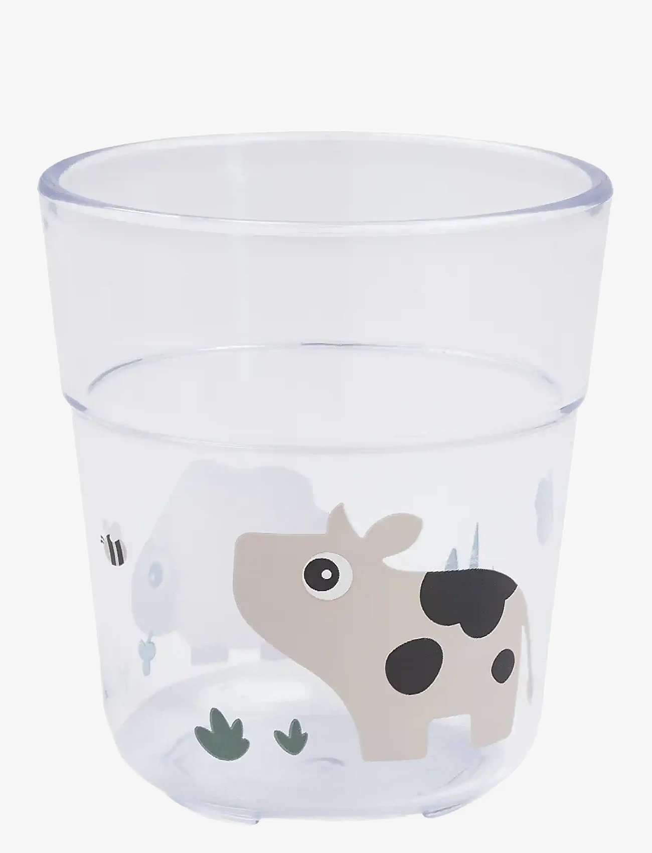 Done by Deer - Glass L Tiny farm Sand - puodeliai - sand - 1