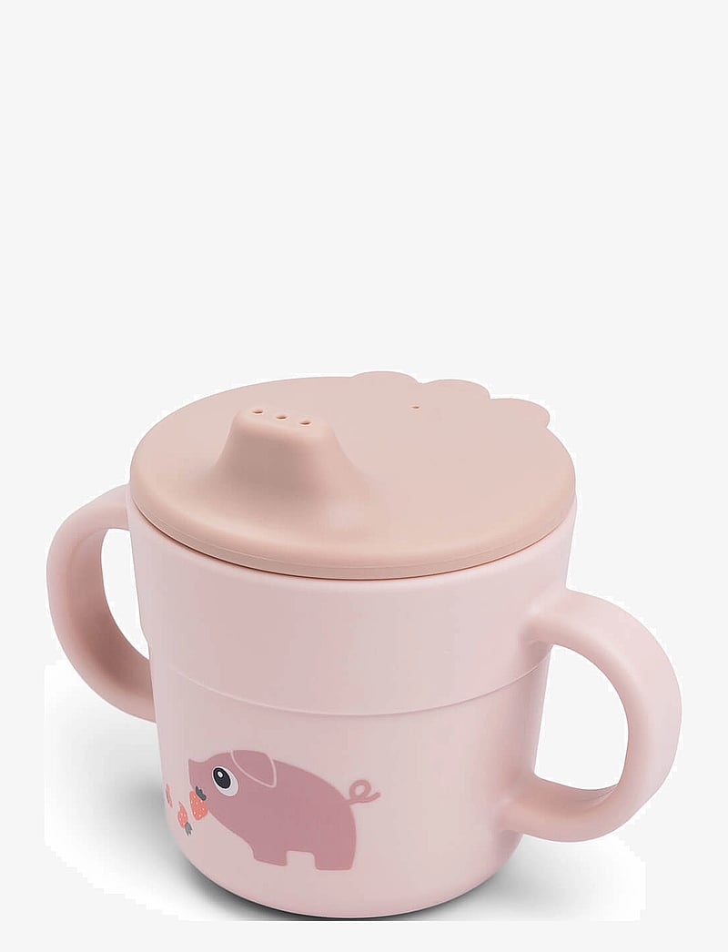 Done by Deer - Foodie spout cup Tiny farm Powder - schnabeltassen - powder - 0