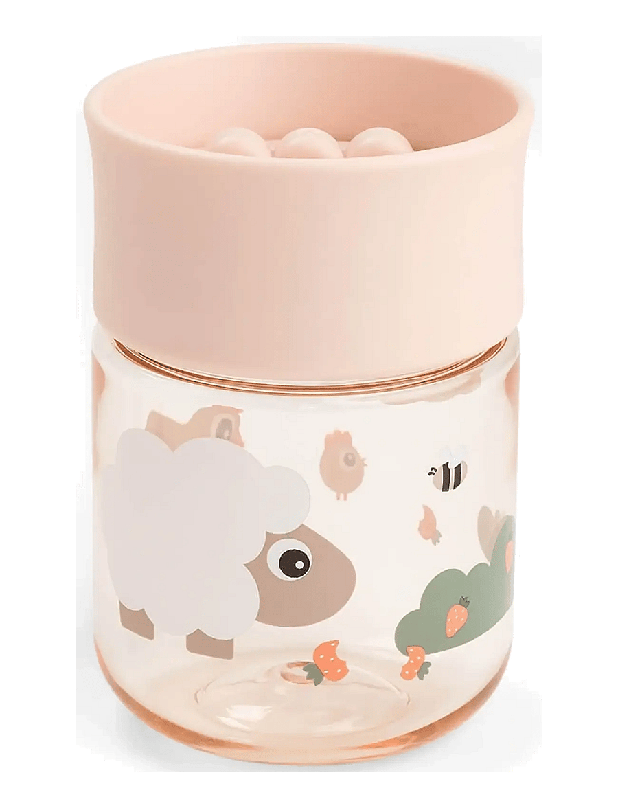 Done by Deer - Learning cup 360° Tiny farm Powder - tassid ja kruusid - powder - 1