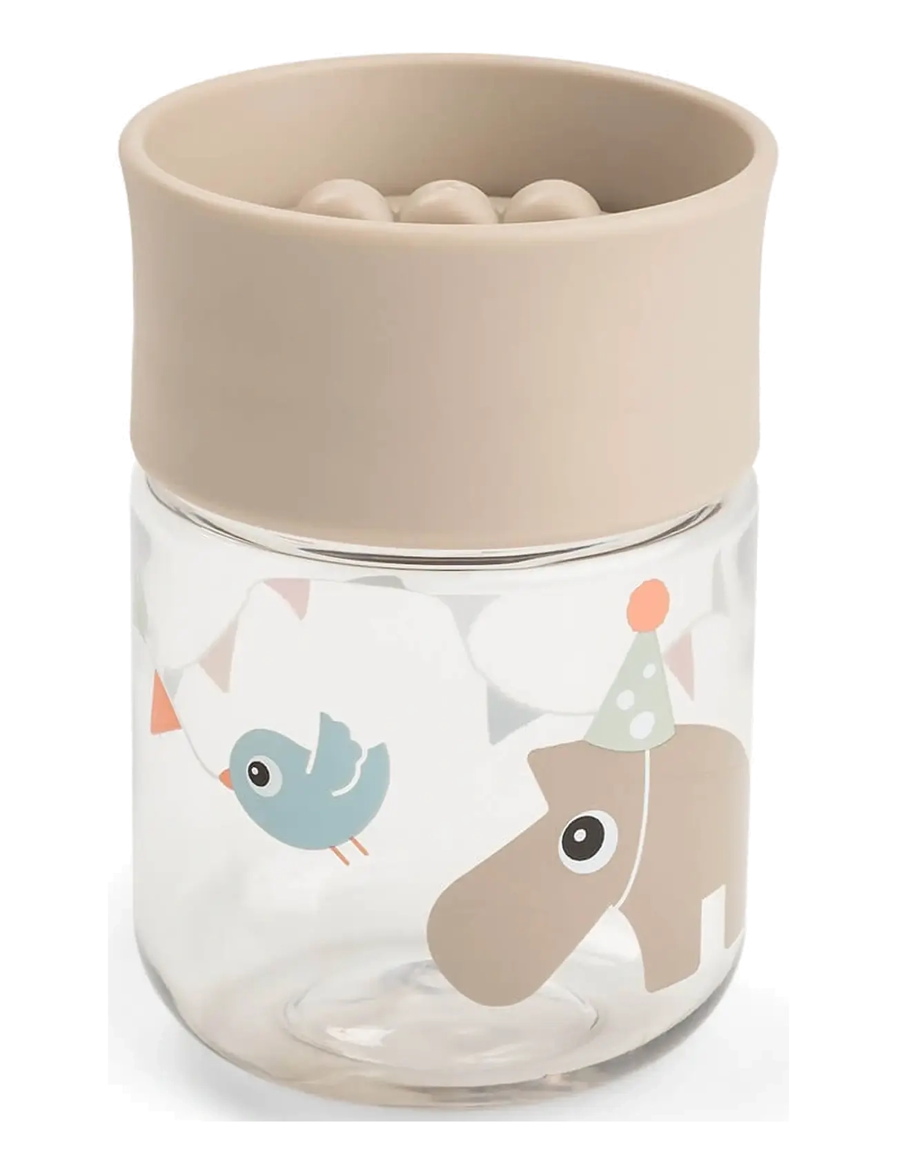 Done by Deer Learning cup 360° Celebration Sand - Babyprodukte - SAND / beige