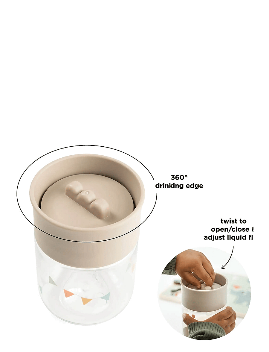 Done by Deer - Learning cup 360° Celebration Sand - schnabeltassen - sand - 3
