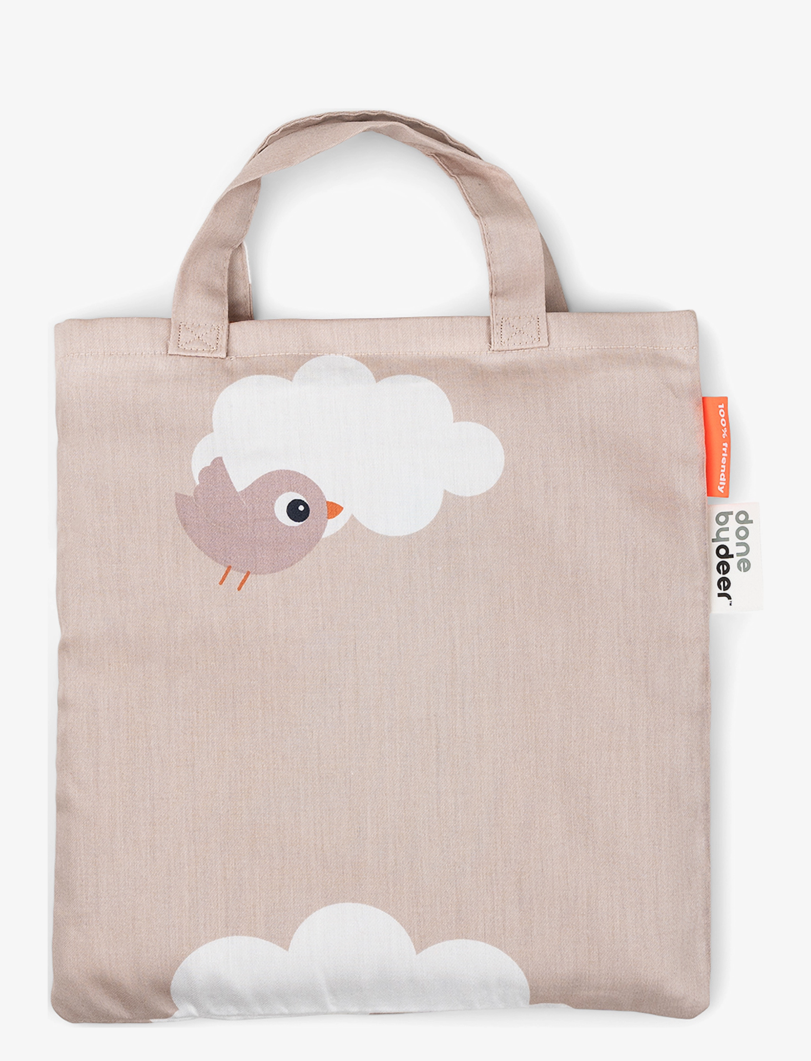 Done by Deer - Bedlinen baby SE GOTS Happy clouds Powder - powder - 1