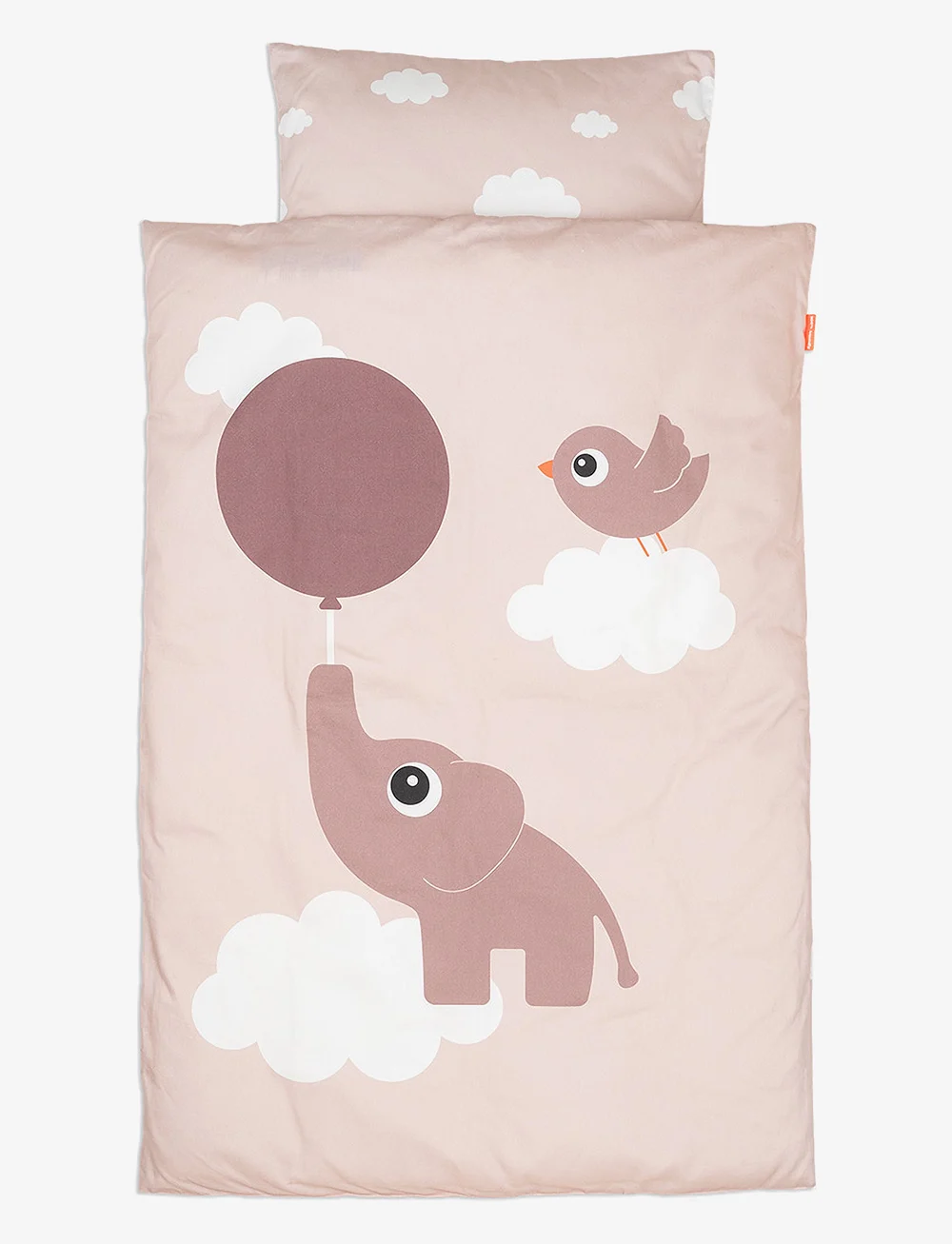 Done by Deer - Bedlinen baby INT/DK Elphee Powder - påslakanset - powder - 1