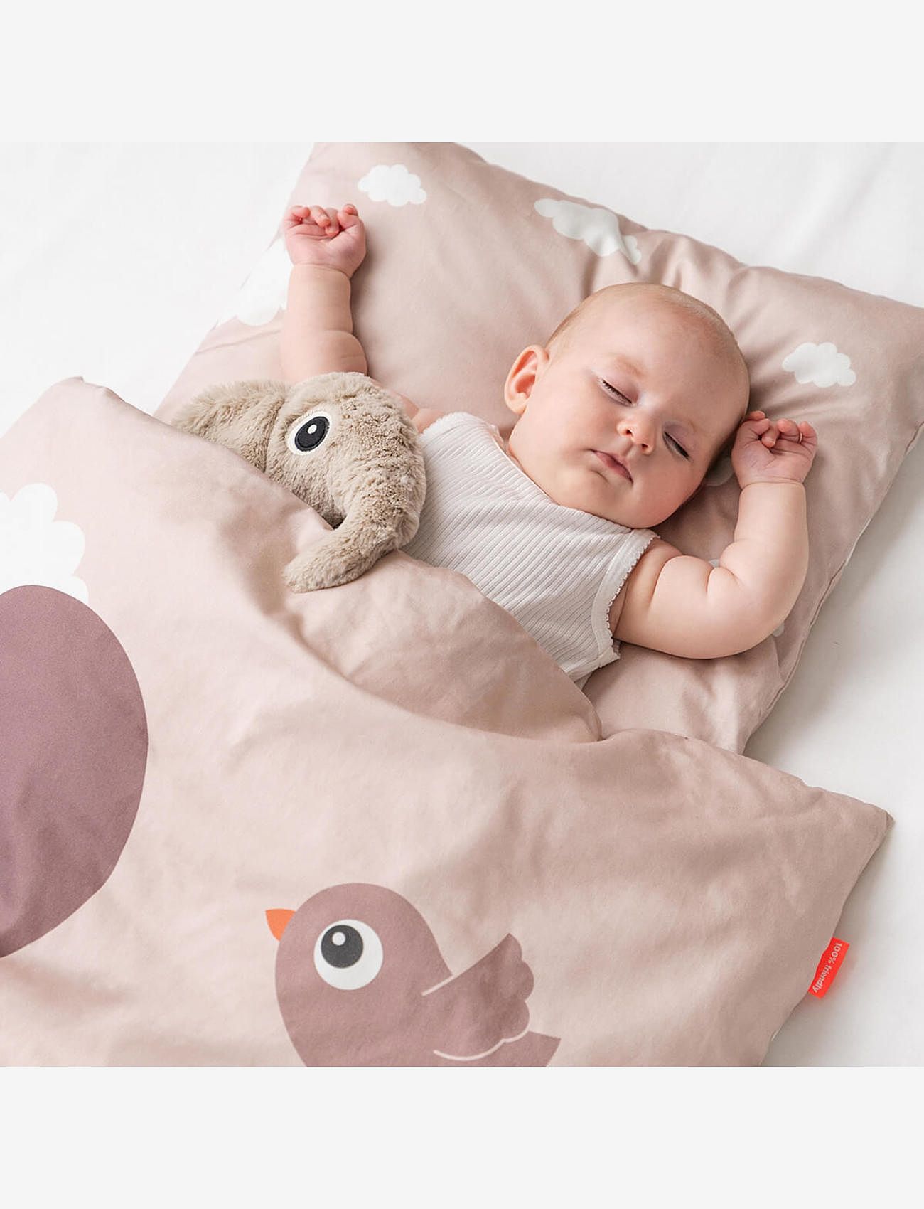 Done by Deer - Bedlinen baby INT/DK Elphee Powder - bettwäsche-set - powder - 5