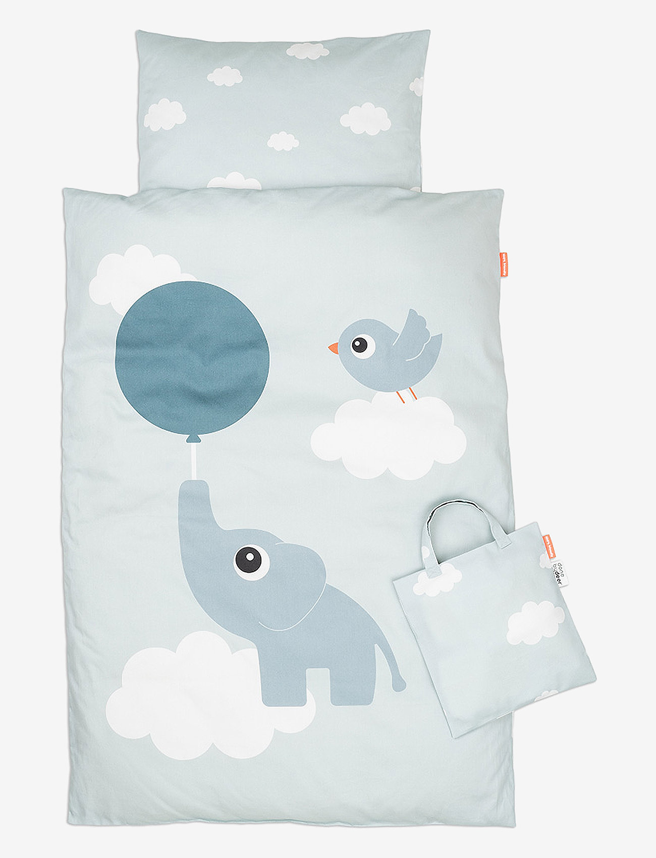 Done by Deer - Bedlinen junior DK Elphee Blue - bed sets - blue - 0