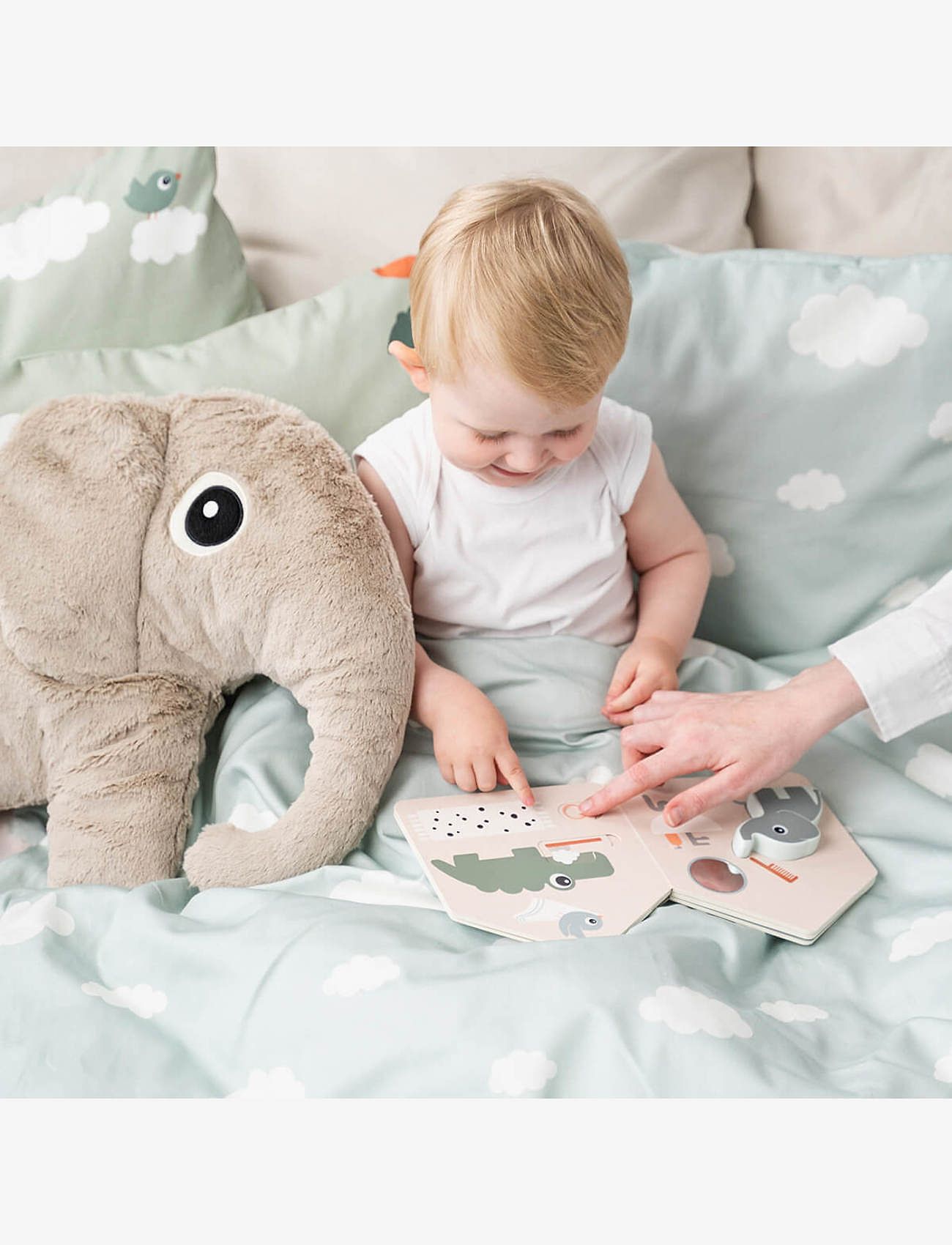 Done by Deer - Bedlinen junior DK Elphee Blue - bed sets - blue - 4