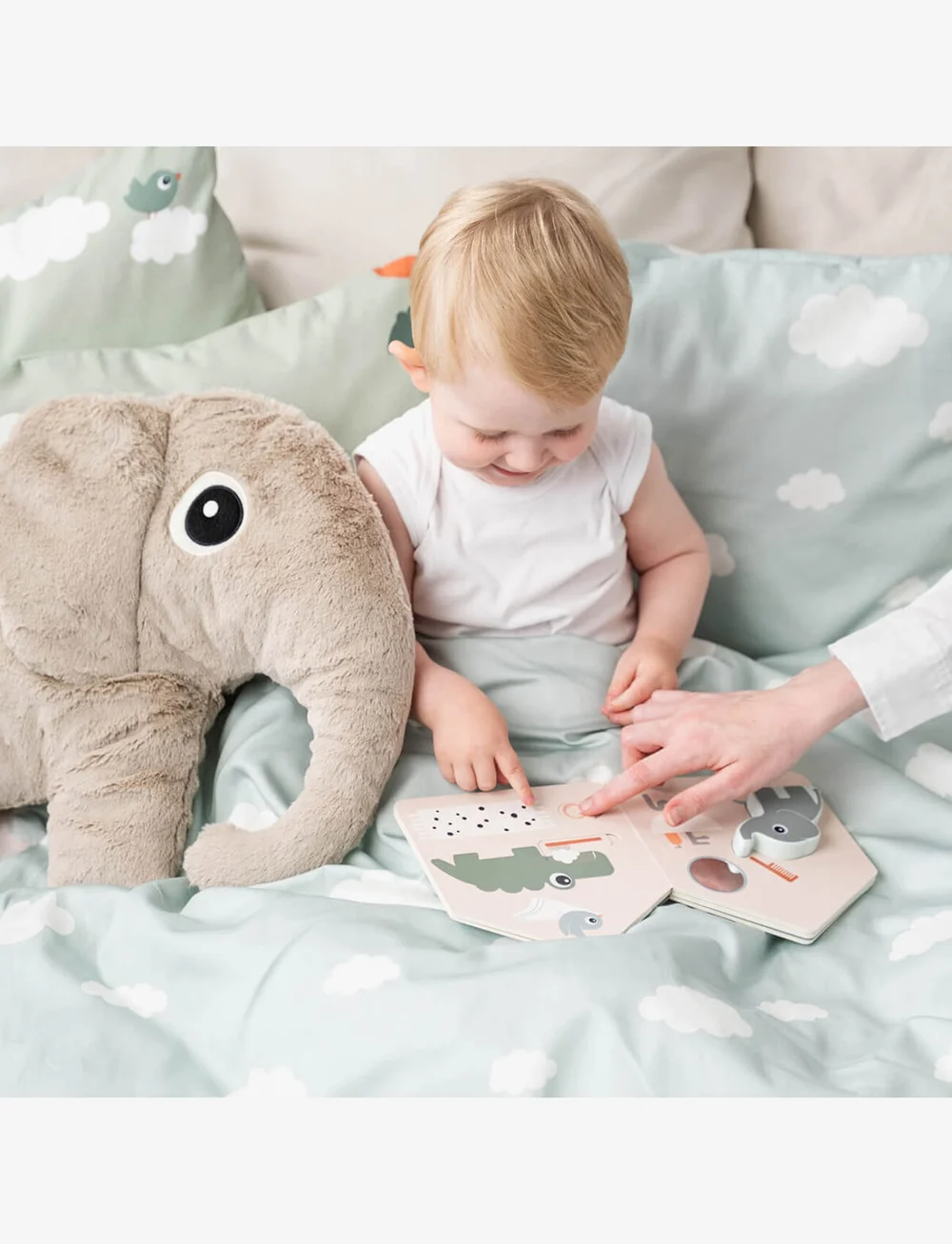 Done by Deer - Bedlinen junior INT Elphee Blue - bettwäsche-set - blue - 4