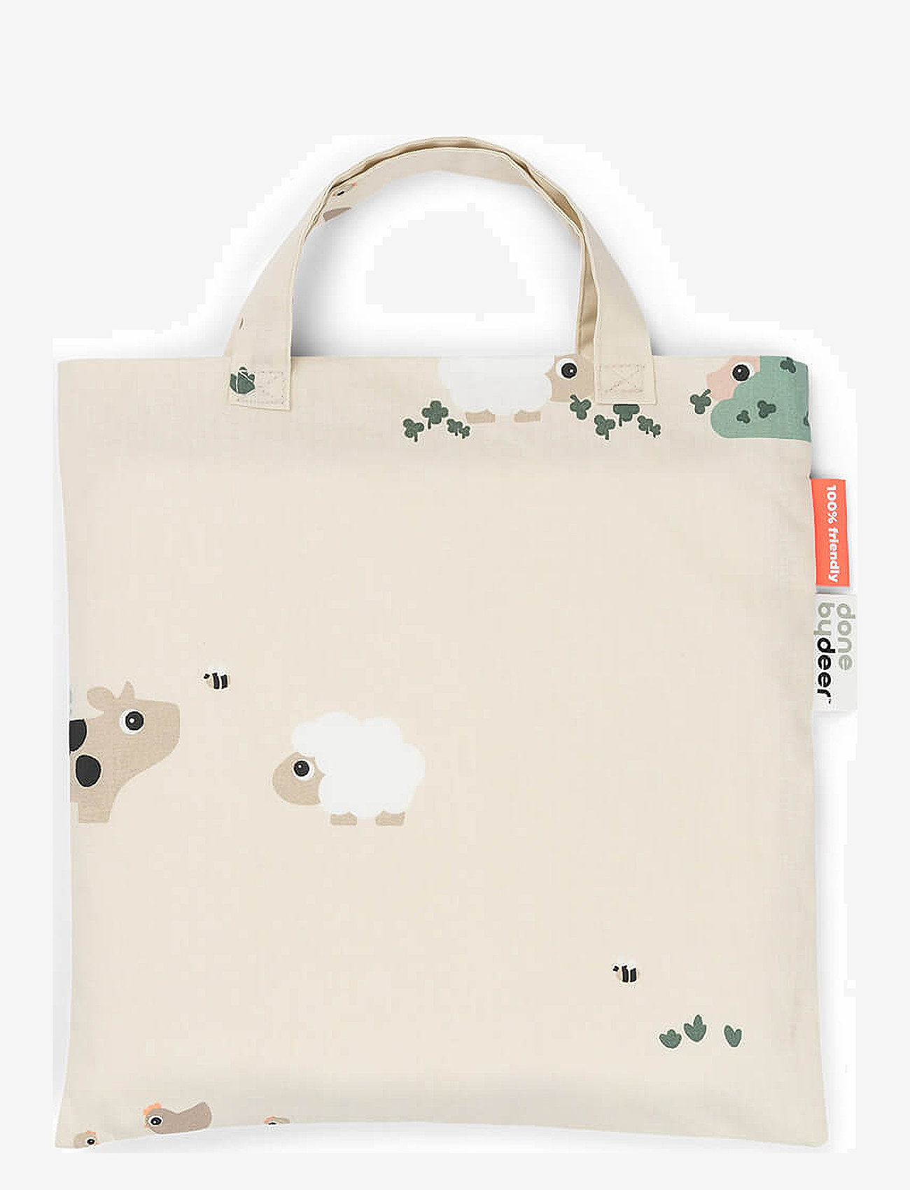 Done by Deer - Bedlinen junior DK Tiny farm Sand - sengesæt - sand - 1