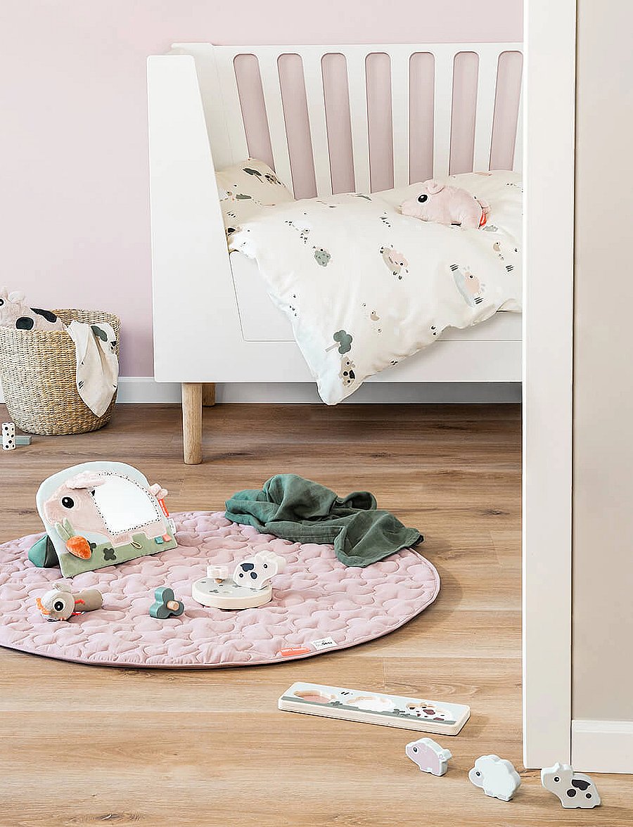 Done by Deer - Bedlinen junior INT Tiny farm Sand - bettwäsche-set - sand - 4
