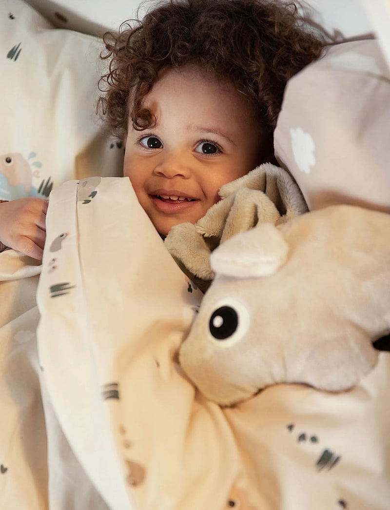 Done by Deer - Bedlinen junior INT Tiny farm Sand - sengesæt - sand - 5