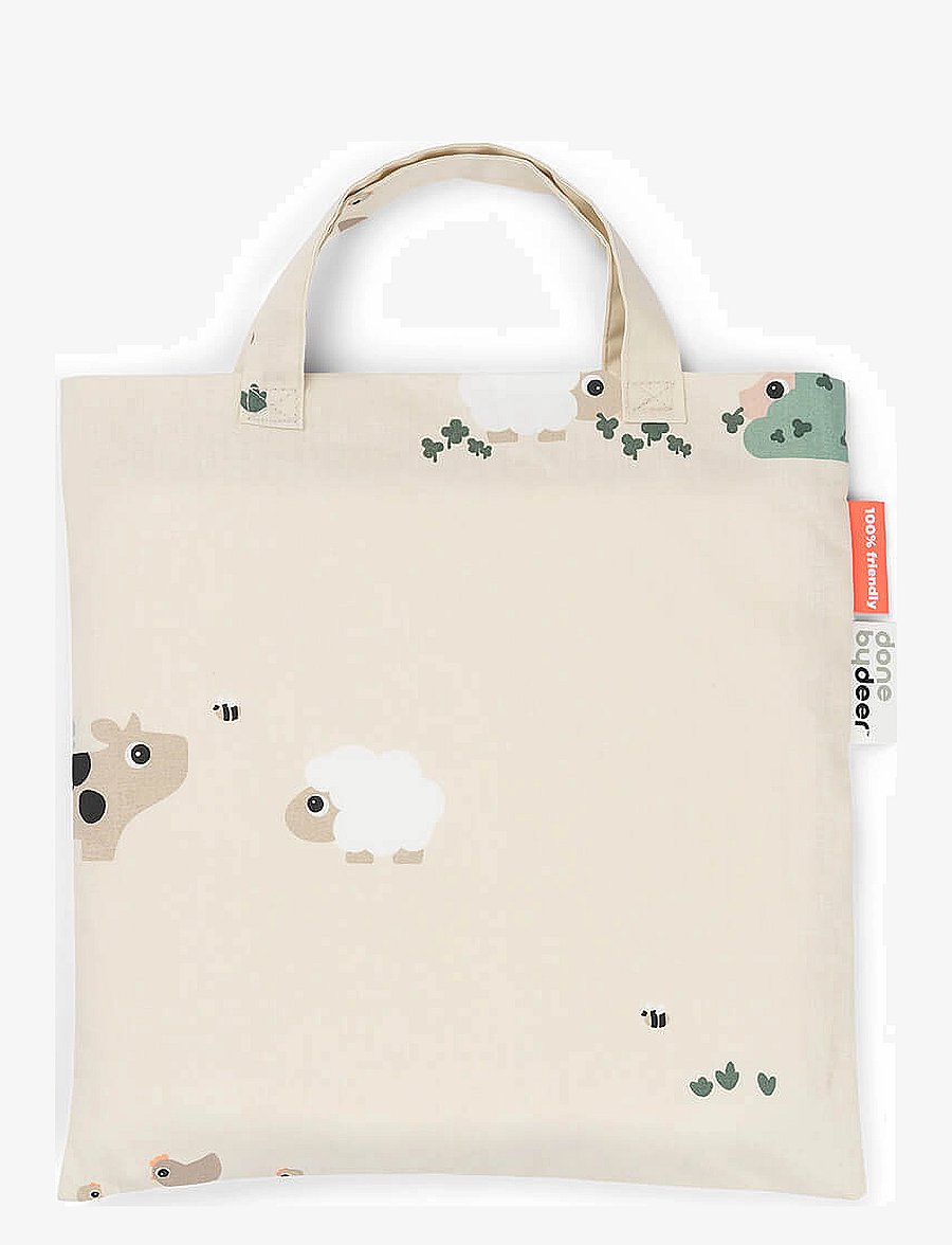 Done by Deer - Bedlinen junior INT Tiny farm Sand - bettwäsche-set - sand - 1