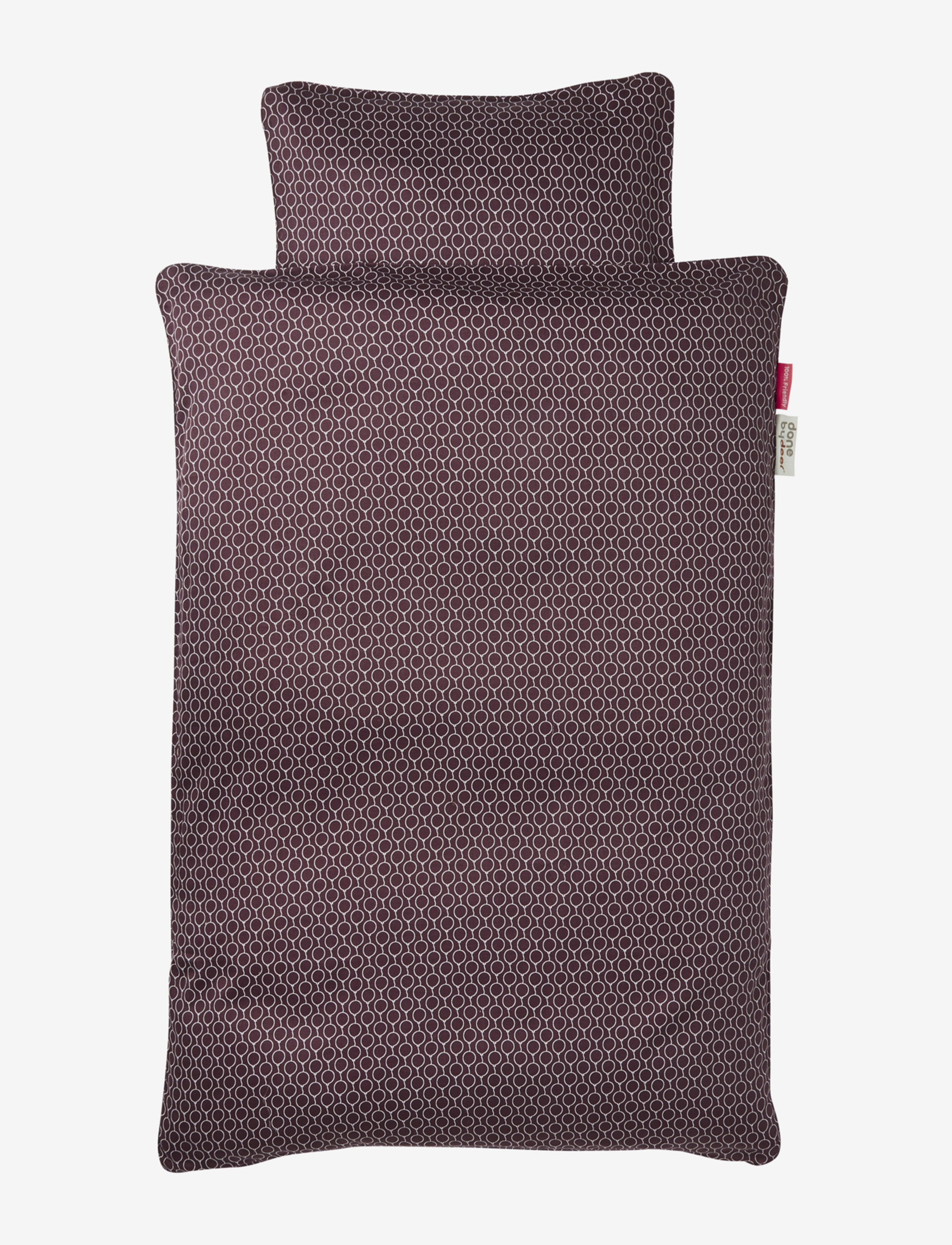 Done by Deer Bedlinen baby, SE Balloon - Vis alt - DARK POWDER / brown